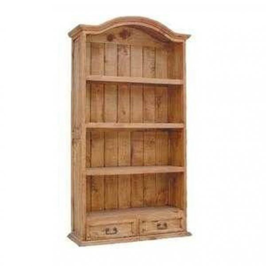 Picture of RUSTIC BOOKCASE WITH TWO DRAWERS - MD948