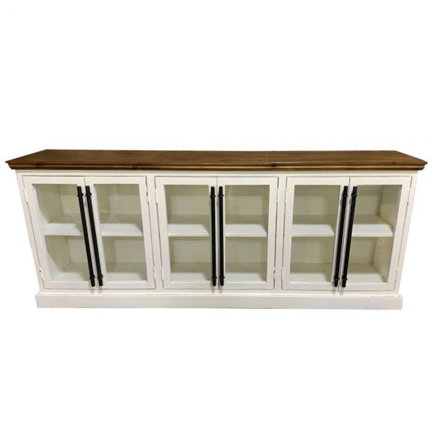 Picture of RUSTIC 6 DOOR ENTERTAINMENT CONSOLE - WO365 - WO365