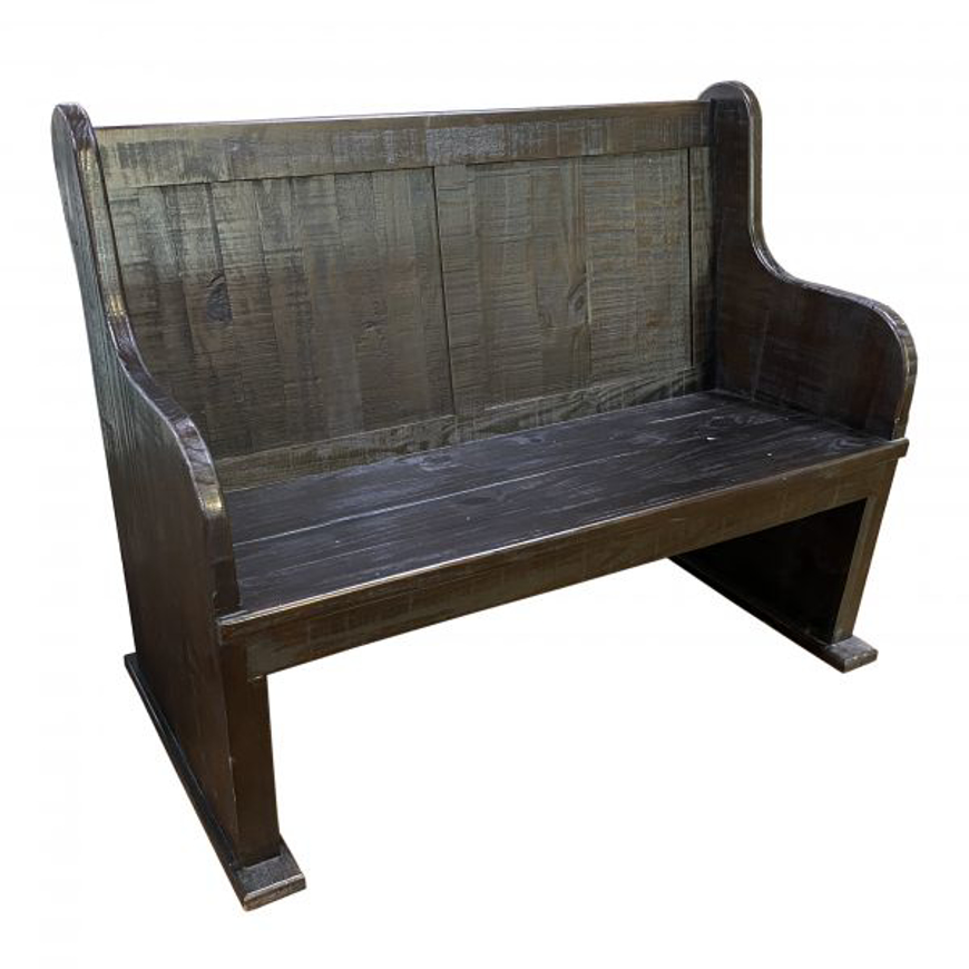 Picture of RUSTIC 4 FT BROWN BENCH