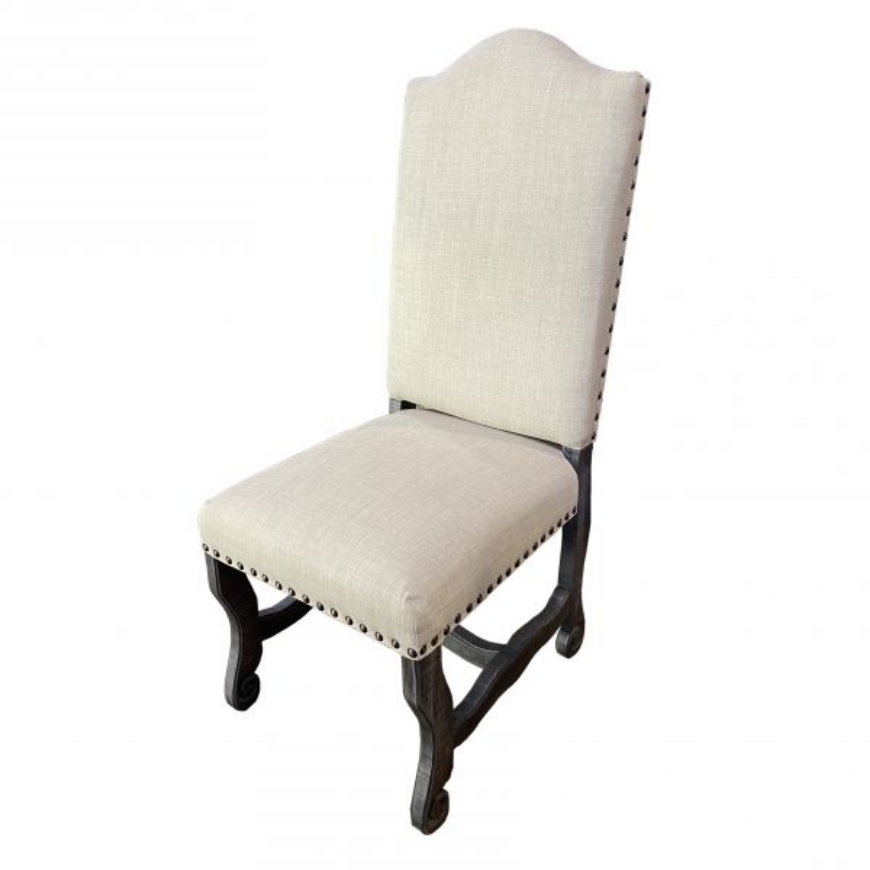 Picture of RUSTIC MODERN CHAIR WITH FABRIC - WO510