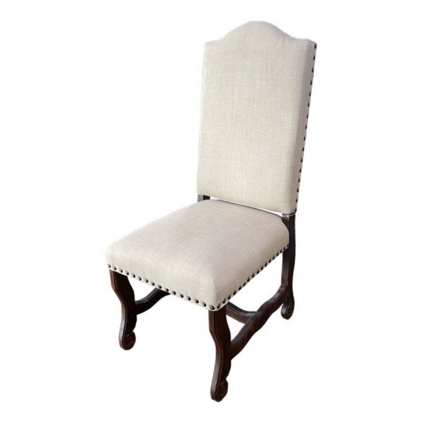 Picture of RUSTIC MODERN CHAIR WITH FABRIC - WO511