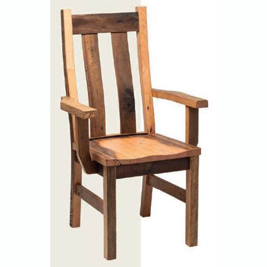 Picture of AMISH RECLAIMED BARNWOOD TIMBERLINE ARM CHAIR
