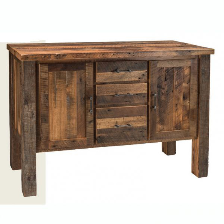 Picture of Amish Reclaimed Barnwood Sideboard