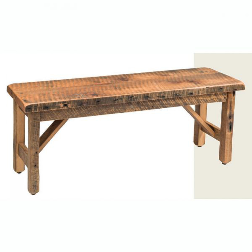 Picture of AMISH RECLAIMED BARNWOOD BENCH