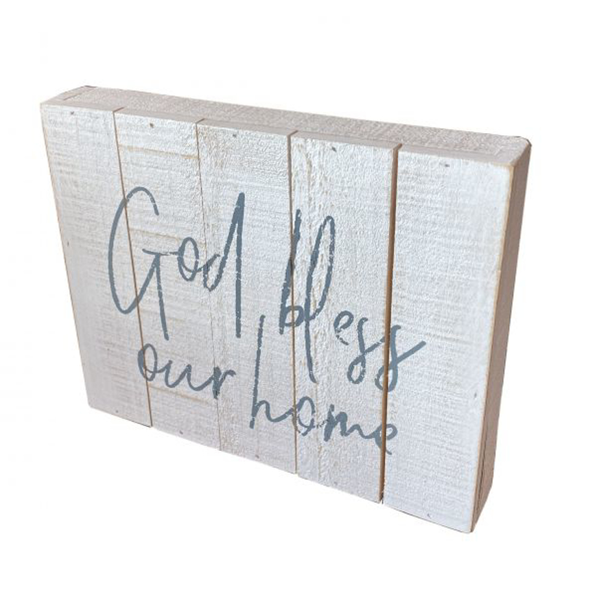 Picture of God Bless Our Home Sign