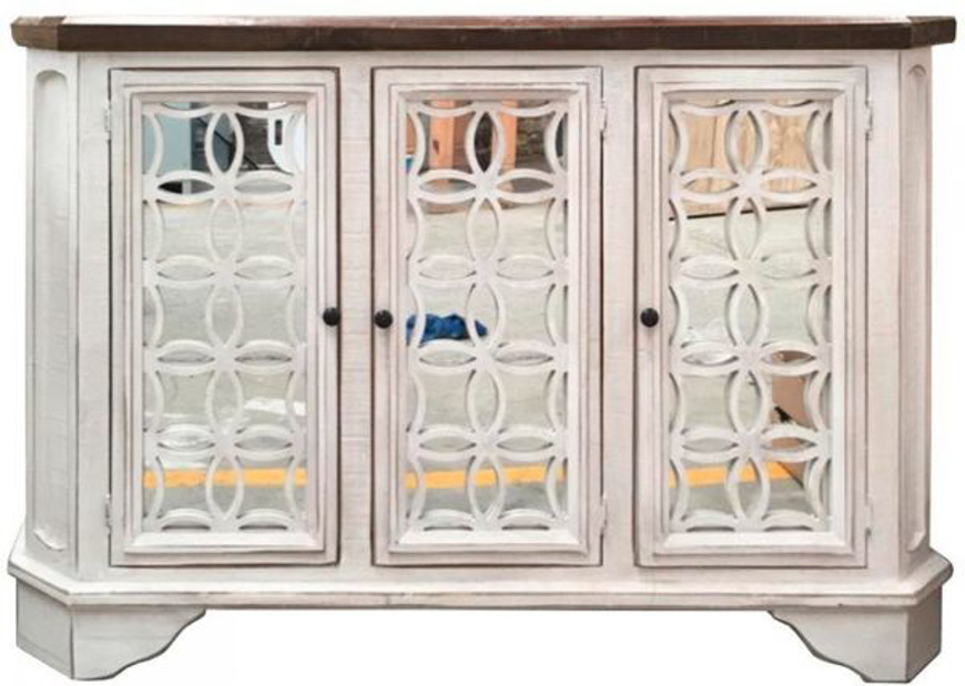 Picture of RUSTIC TEPIC BELLA CONSOLE WITH MIRROR - MD912