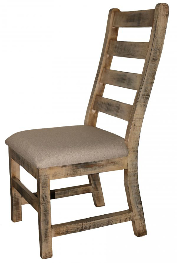 Picture of RUSTIC PADDED BURNT CREAM SAVANNAH CHAIR - MD460