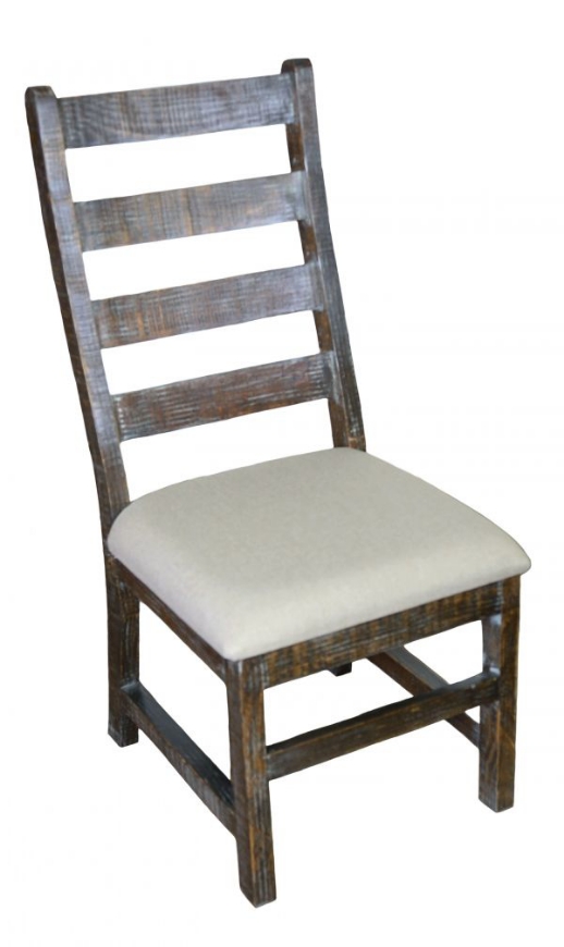 Picture of RUSTIC PADDED BARNWOOD SAVANNAH CHAIR - MD461