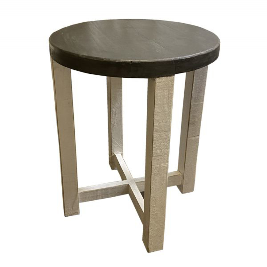 Picture of RUSTIC ROUND END TABLE - MD522