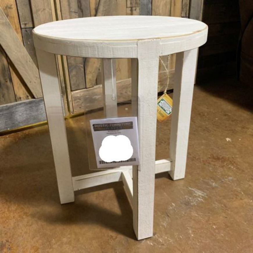 Picture of RUSTIC ROUND END TABLE - MD549