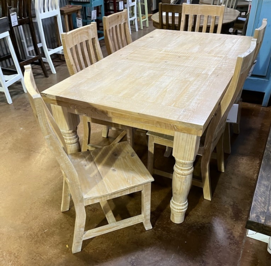 Picture of NATIVE PINE TABLE & 6 CHAIRS