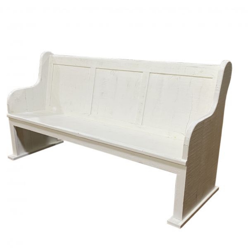 Picture of RUSTIC 6' WHITE BENCH - MD1406