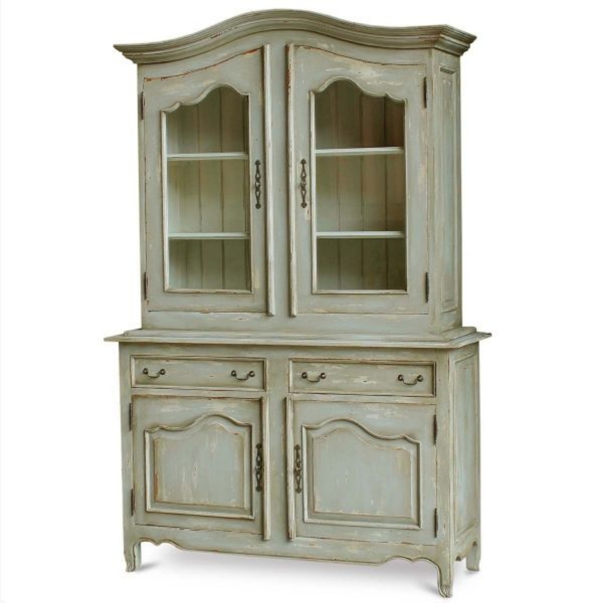 Picture of Baroque Armoire w 2 Glass Drs