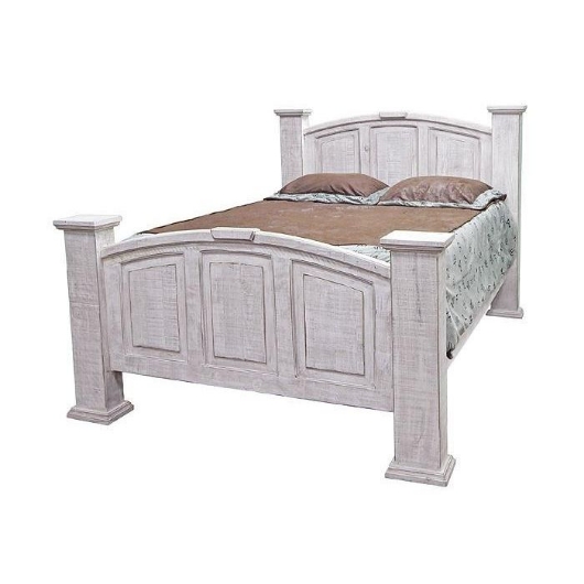 Picture of FROSTED WHITE K MANSION BED