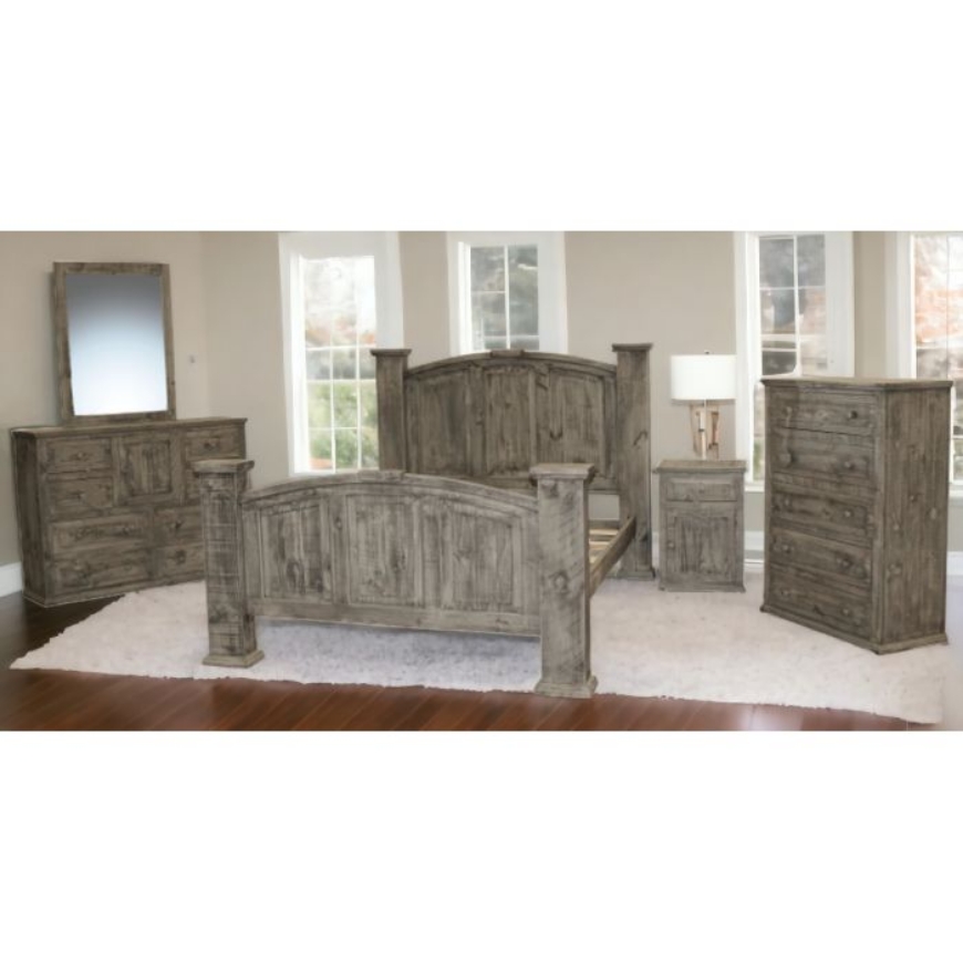 Picture of RUSTIC QUEEN MANSION SET -GRAY - MD1383