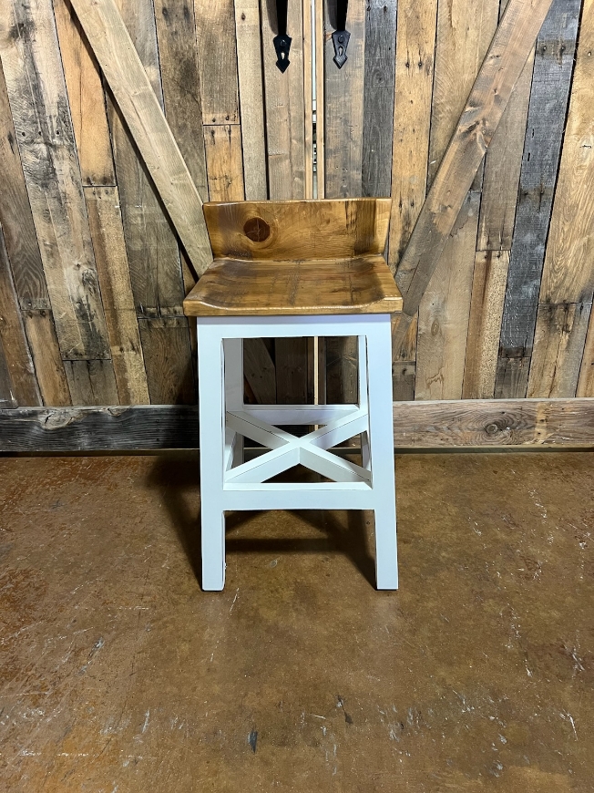 Picture of 24 SCULPTED SEAT BAR STOOL