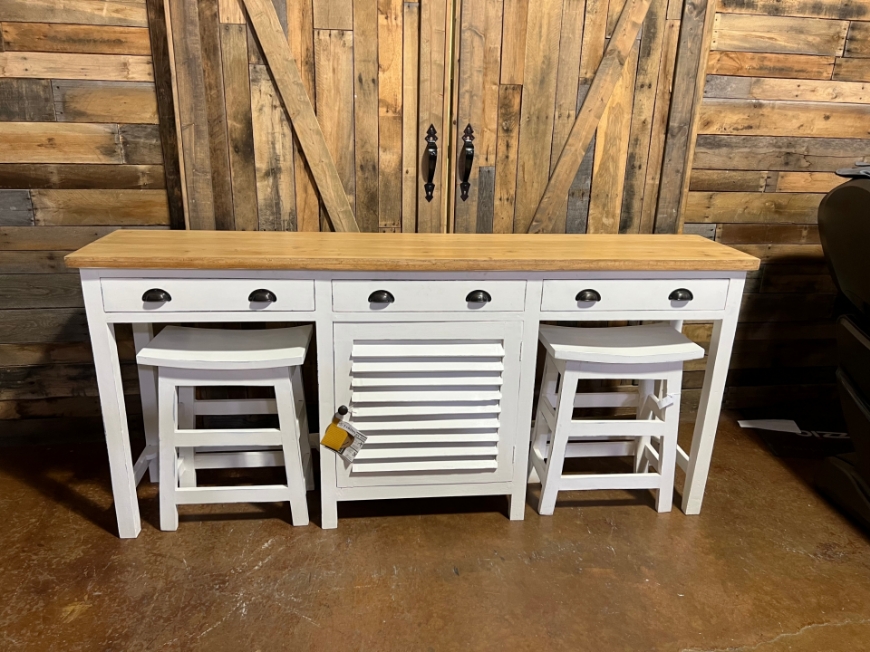 Picture of Farmhouse Console Table w/ 2St