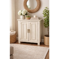 Picture of F WHITE 2 DOOR CONSOLE
