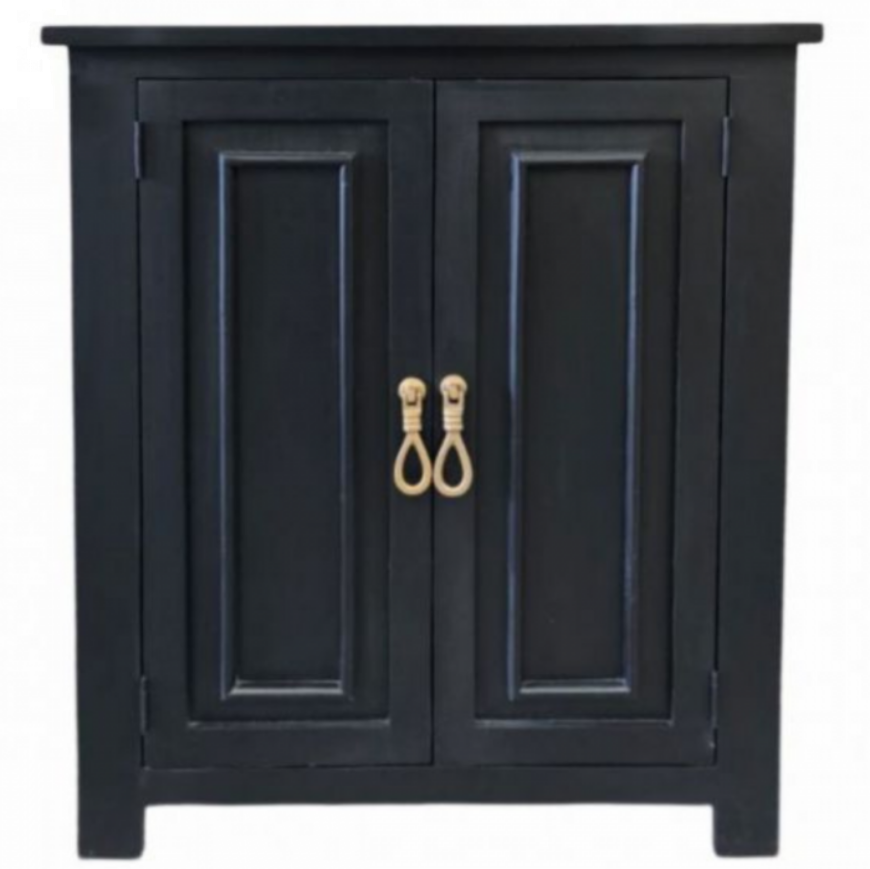 Picture of 2 DOOR MEDIA CONSOLE IN BLACK
