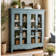 Picture of RUSTIC ARMOIRE-CURIO - MD4