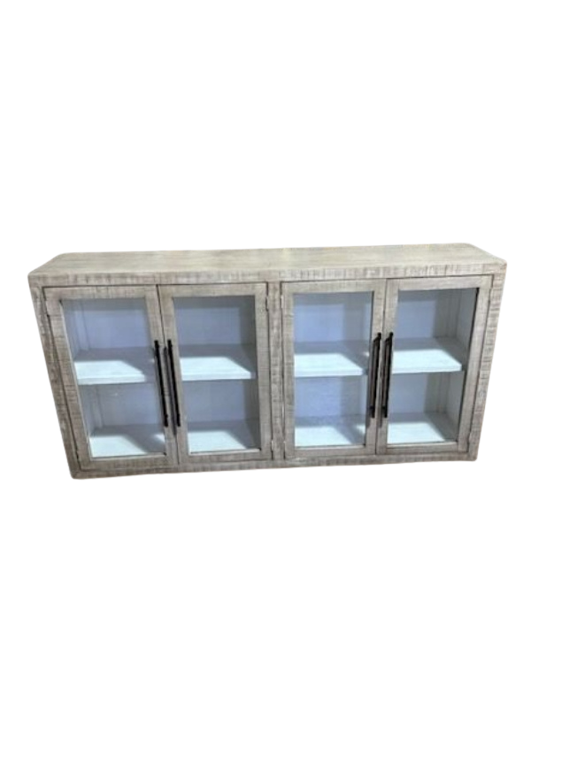 Picture of 4 DOOR CABINET W/ GLASS