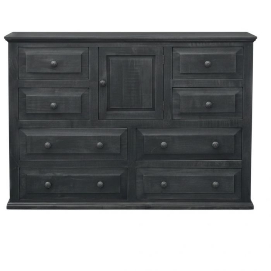 Picture of RUSTIC CHARCOAL GRAY ECONO DRESSER - MD267
