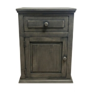 Picture of RUSTIC CHARCOAL GRAY ECONO NIGHTSTAND - MD268