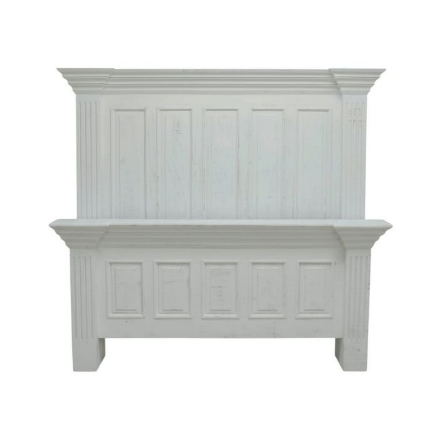 Picture of COLISEO KING BED FROSTED WHITE