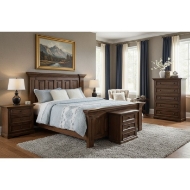 Picture of CLAUDIA KING BED - BROWN