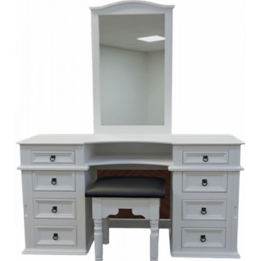 Picture of FROST WHITE JEWELRY VANITY W/M