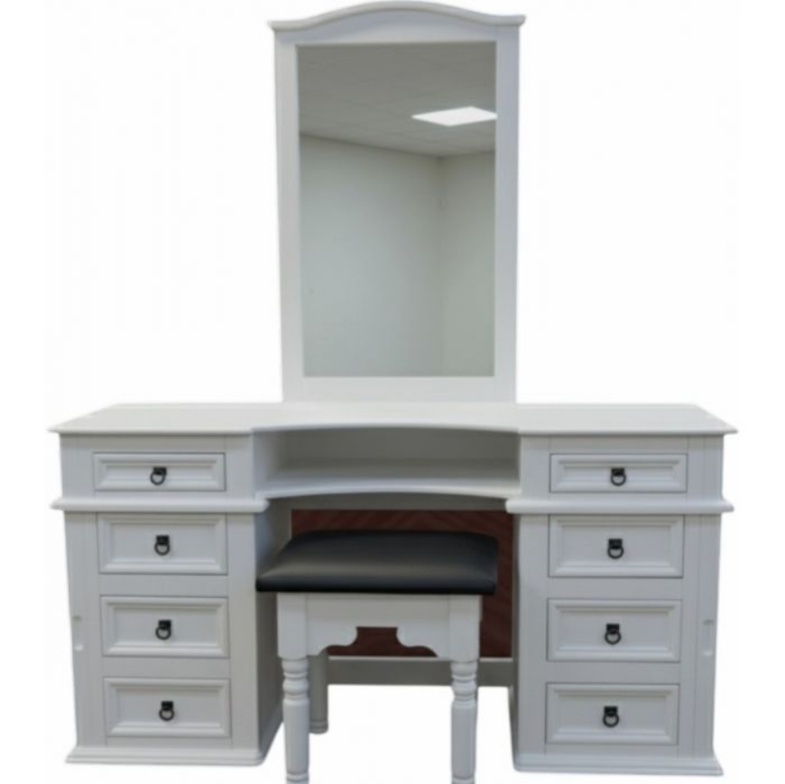Picture of FROST WHITE JEWELRY VANITY W/M