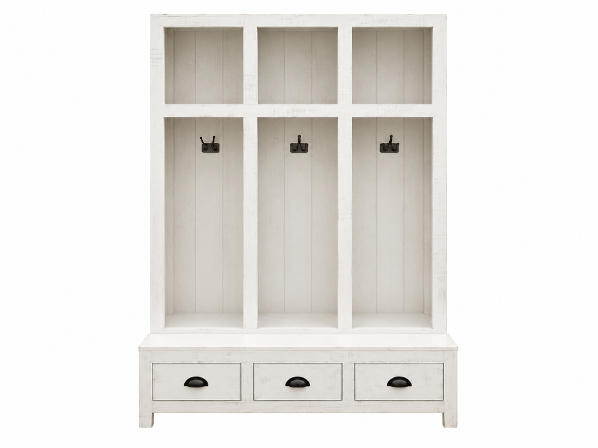 Picture of RUSTIC HALL TREE - NERO WHITE - WO115