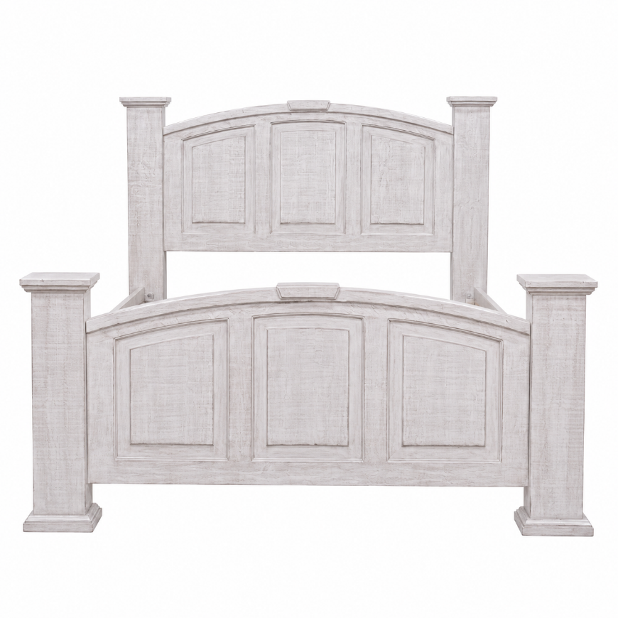 Picture of FROSTED WHITE K MANSION BED