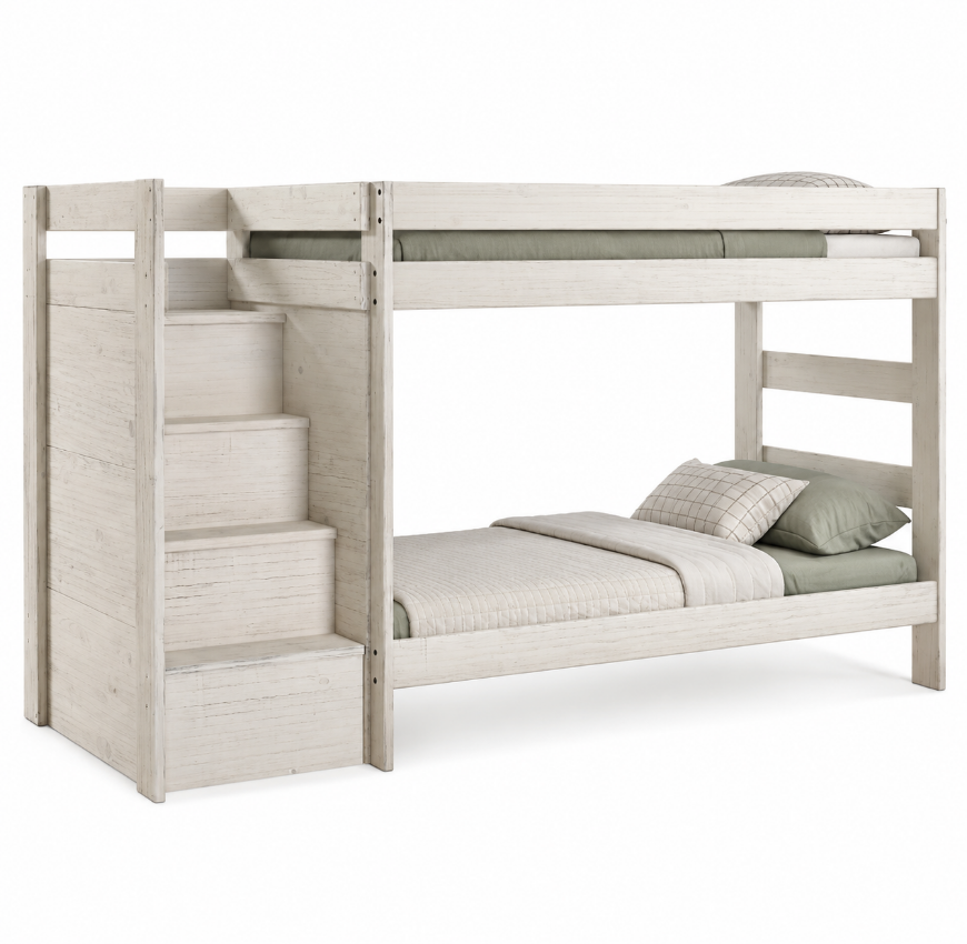 Picture of Twin/Twin Reversible Staircase Bunk Bed